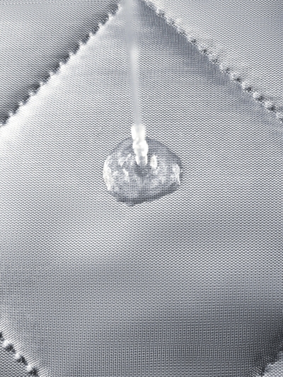 Занавеска на входную дверь утепленная на магнитах зимняя, Уютный дом 90х200 серая-3