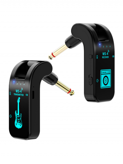 Беспроводная гитарная система (приемник/передатчик) WS-4 Black-1
